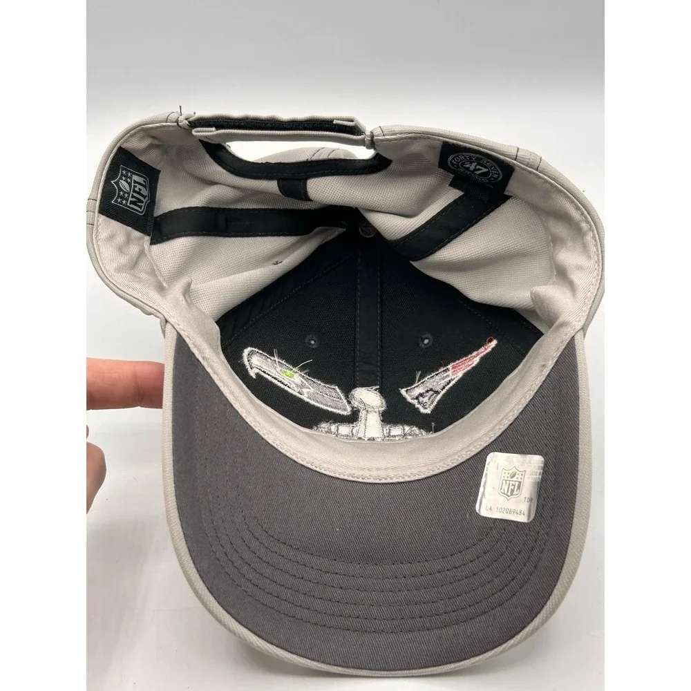 47 Brand Super‎ Bowl XLIX 2015 Baseball Hat Mens Patriots Seahawks NFL Football